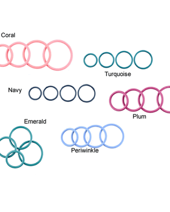 Rubber O-Ring Assorted Sizes 4 Pack